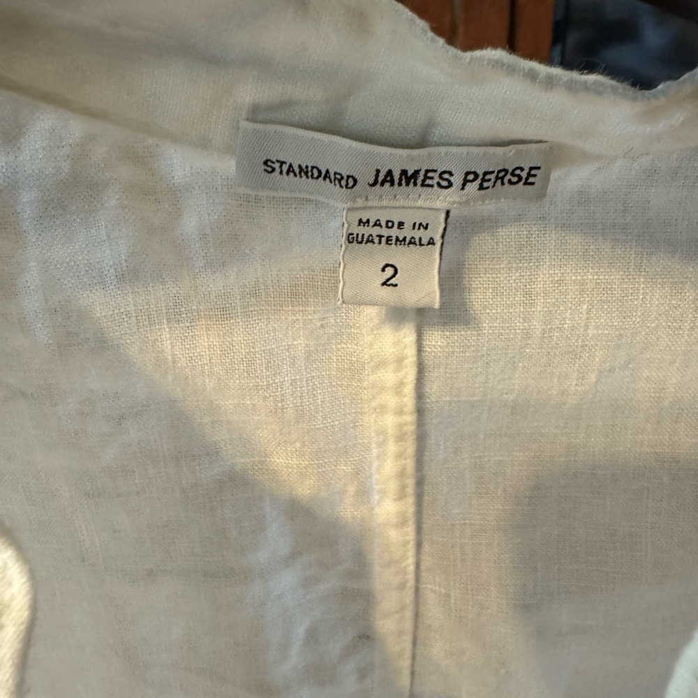 James Perse white Sleeveless linen mini dress size 2 - Picture 7 of 10